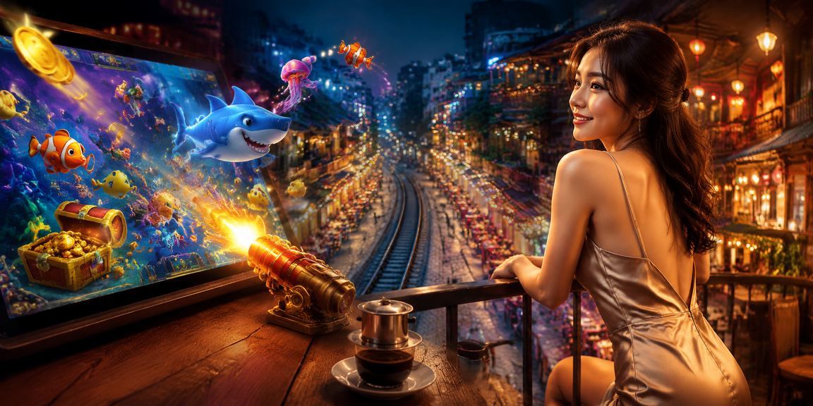 Người chơi Hà Nội thử bắn cá trên xsla trong lúc uống cà phê sáng